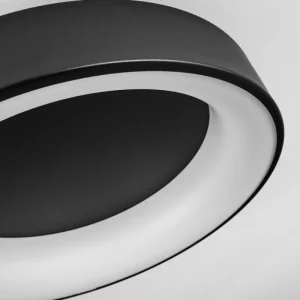 hofstein Plafonnier Pine LED Noir, 1 lumière* Lampes Modernes