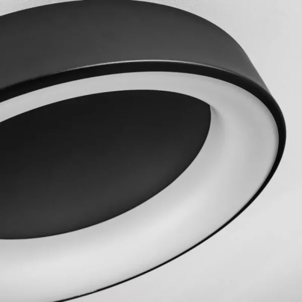 hofstein Plafonnier Pine LED Noir, 1 lumière* Lampes Modernes