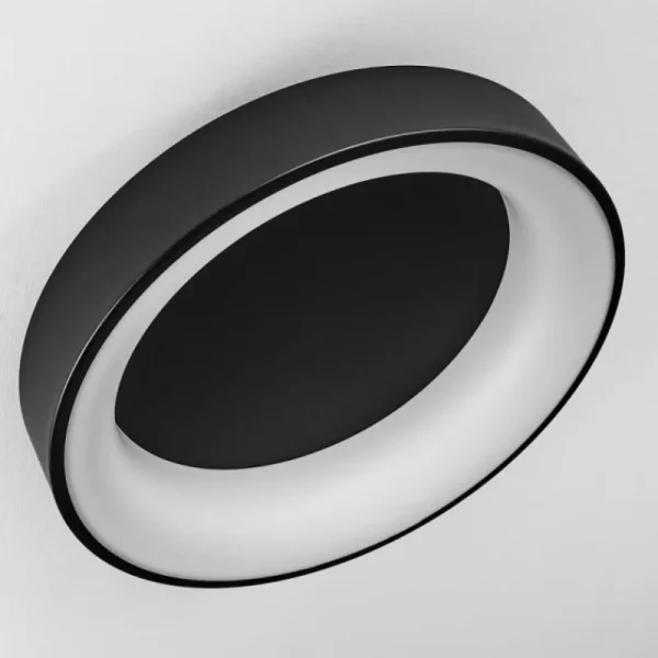 hofstein Plafonnier Pine LED Noir, 1 lumière* Lampes Modernes