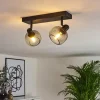 hofstein Plafonnier Pipisu Noir, 2 lumières* Lampes Modernes