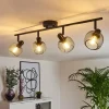 hofstein Plafonnier Pipisu Noir, 4 lumières* Lampes Modernes