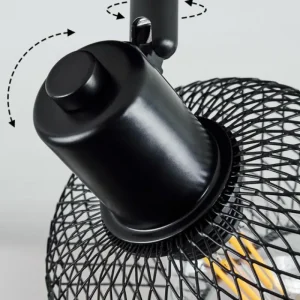 hofstein Plafonnier Pipisu Noir, 4 lumières* Lampes Modernes