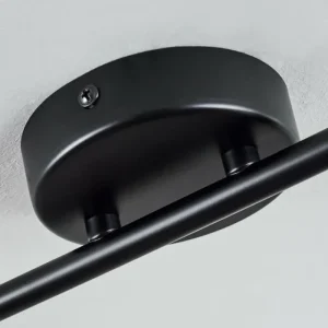 hofstein Plafonnier Pipisu Noir, 4 lumières* Lampes Modernes