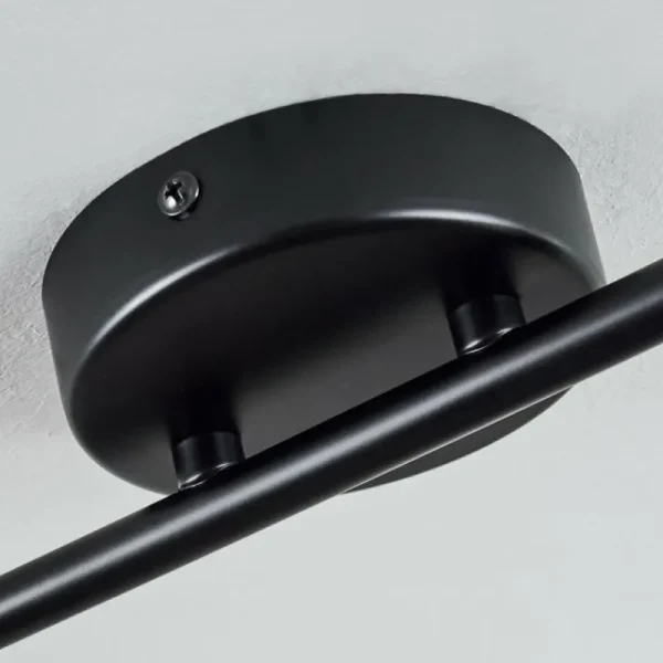 hofstein Plafonnier Pipisu Noir, 4 lumières* Lampes Modernes