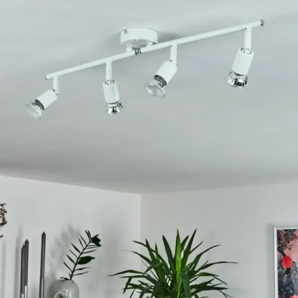 hofstein Plafonnier Planes LED Blanc, 4 lumières* Lampes Modernes
