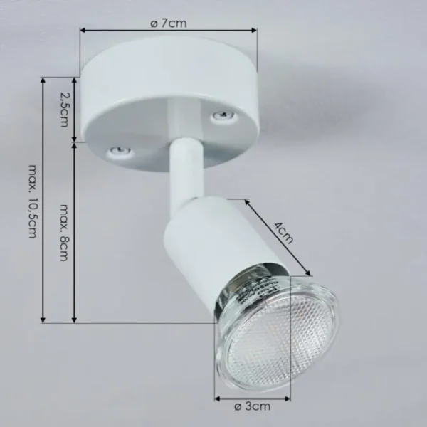hofstein Plafonnier Planes LED Blanc, 1 lumière* Lampes Modernes