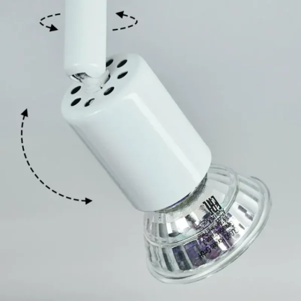 hofstein Plafonnier Planes LED Blanc, 4 lumières* Lampes Modernes