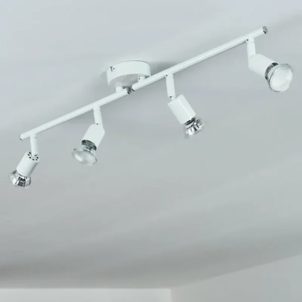 hofstein Plafonnier Planes LED Blanc, 4 lumières* Lampes Modernes