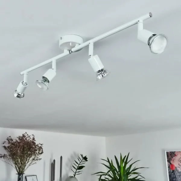 hofstein Plafonnier Planes LED Blanc, 4 lumières* Lampes Modernes