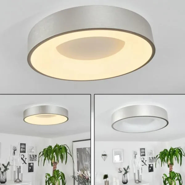 hofstein Plafonnier Playas LED Argenté, Blanc, 1 lumière* Lampes Modernes