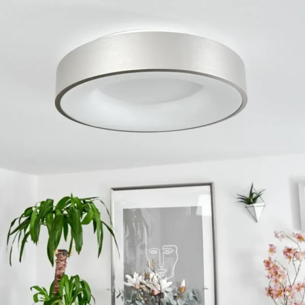 hofstein Plafonnier Playas LED Argenté, Blanc, 1 lumière* Lampes Modernes