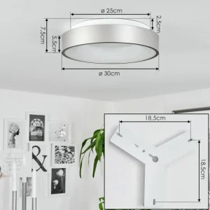hofstein Plafonnier Playas LED Argenté, Blanc, 1 lumière* Lampes Modernes