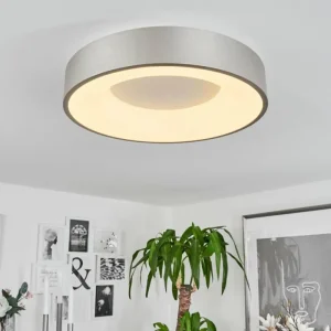 hofstein Plafonnier Playas LED Argenté, Blanc, 1 lumière* Lampes Modernes