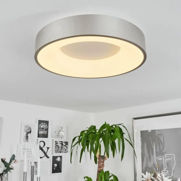 hofstein Plafonnier Playas LED Argenté, Blanc, 1 lumière* Lampes Modernes