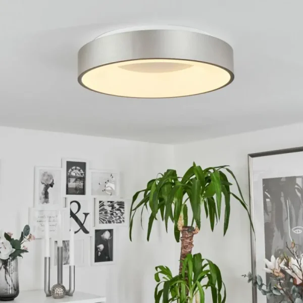 hofstein Plafonnier Playas LED Argenté, Blanc, 1 lumière* Lampes Modernes