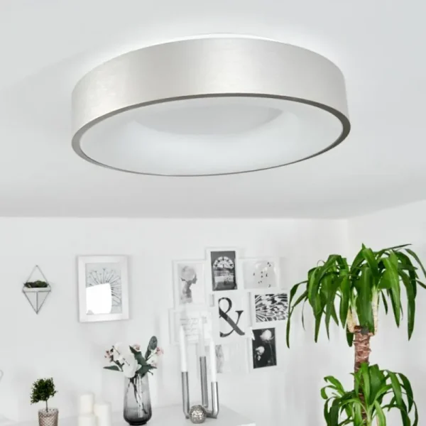hofstein Plafonnier Playas LED Argenté, Blanc, 1 lumière* Lampes Modernes