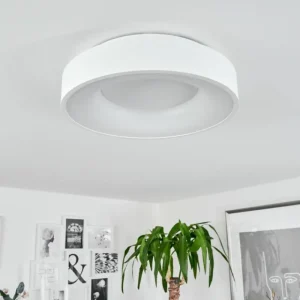 hofstein Plafonnier Playas LED Blanc, 1 lumière* Lampes Modernes