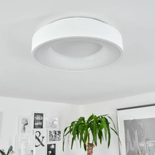 hofstein Plafonnier Playas LED Blanc, 1 lumière* Lampes Modernes