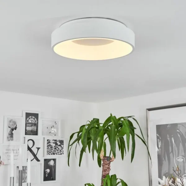 hofstein Plafonnier Playas LED Blanc, 1 lumière* Lampes Modernes