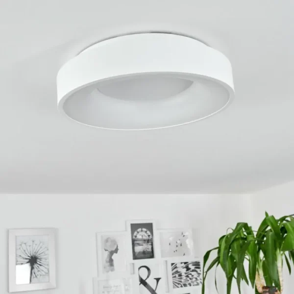 hofstein Plafonnier Playas LED Blanc, 1 lumière* Lampes Modernes