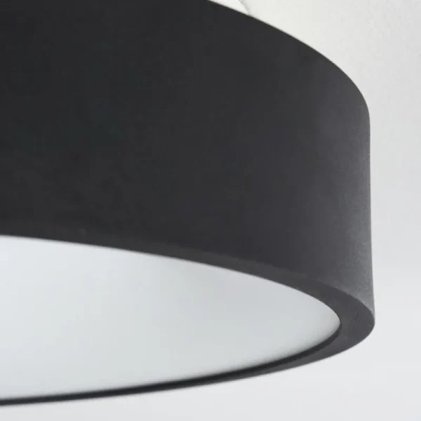 hofstein Plafonnier Playas LED Noir, Blanc, 1 lumière* Lampes Modernes