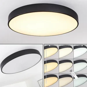 hofstein Plafonnier Plovdiv LED Blanc, 1 lumière, Télécommandes* Lampes Modernes