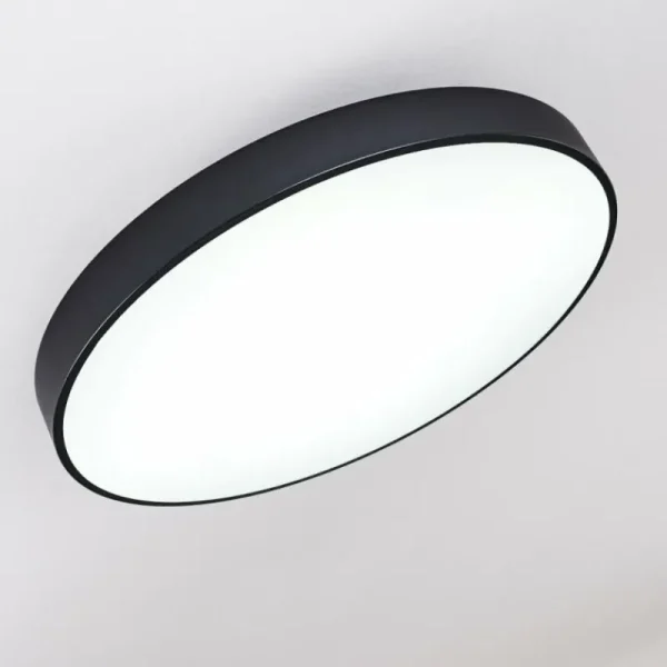 hofstein Plafonnier Plovdiv LED Blanc, 1 lumière, Télécommandes* Lampes Modernes
