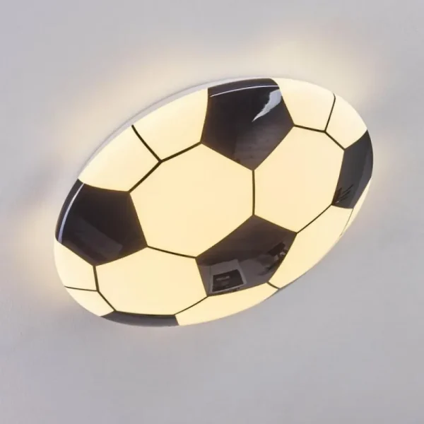 hofstein Plafonnier Point LED Blanc, 1 lumière* Lampes En Verre