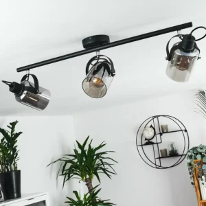hofstein Plafonnier Quieri Noir, 3 lumières* Lampes Modernes
