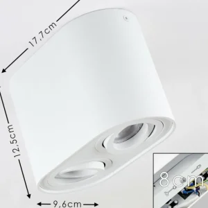 hofstein Plafonnier Quimper Blanc, 2 lumières* Lampes Modernes