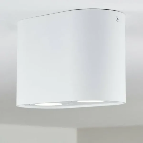hofstein Plafonnier Quimper Blanc, 2 lumières* Lampes Modernes