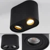 hofstein Plafonnier Quimper Noir, 2 lumières* Lampes Modernes