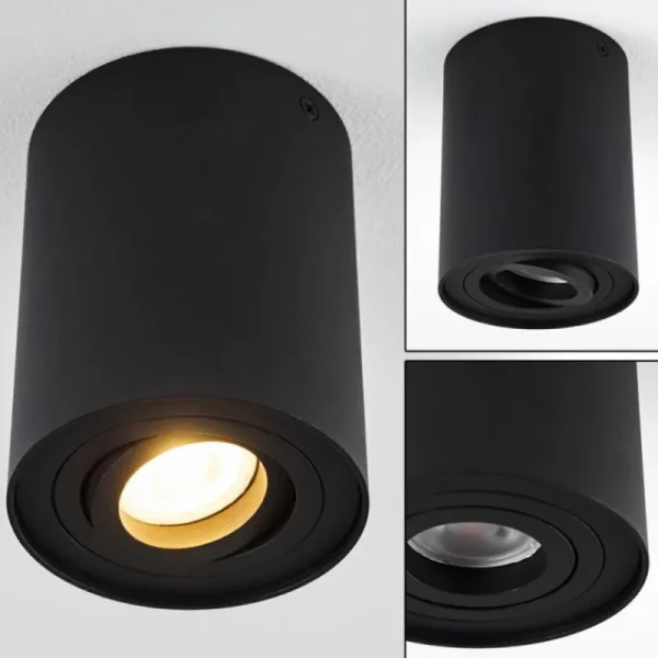 hofstein Plafonnier Quimper Noir, 1 lumière* Lampes Modernes