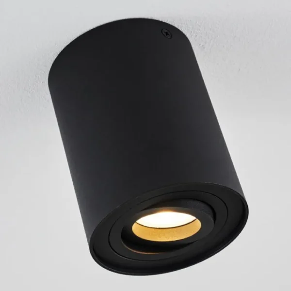 hofstein Plafonnier Quimper Noir, 1 lumière* Lampes Modernes