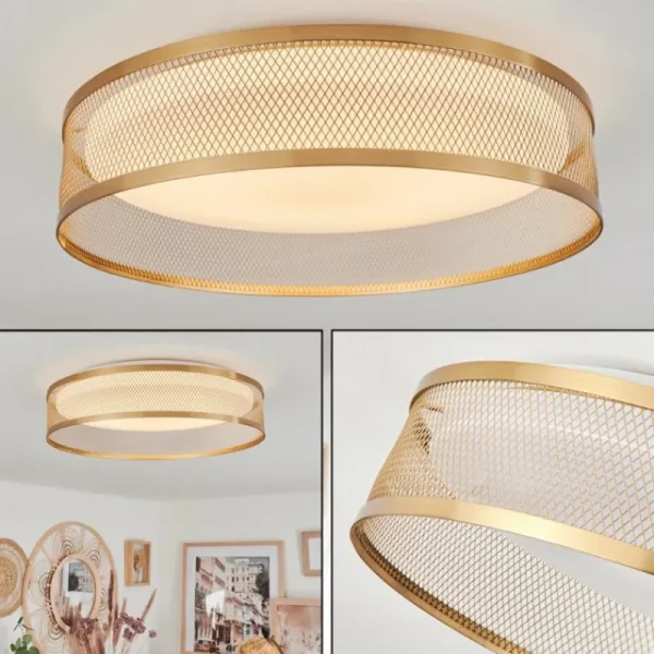 hofstein Plafonnier Quintinha LED Blanc, 1 lumière* Lampes Modernes