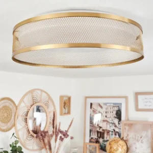 hofstein Plafonnier Quintinha LED Blanc, 1 lumière* Lampes Modernes