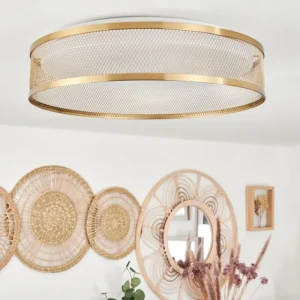 hofstein Plafonnier Quintinha LED Blanc, 1 lumière* Lampes Modernes