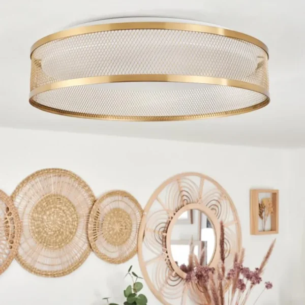 hofstein Plafonnier Quintinha LED Blanc, 1 lumière* Lampes Modernes