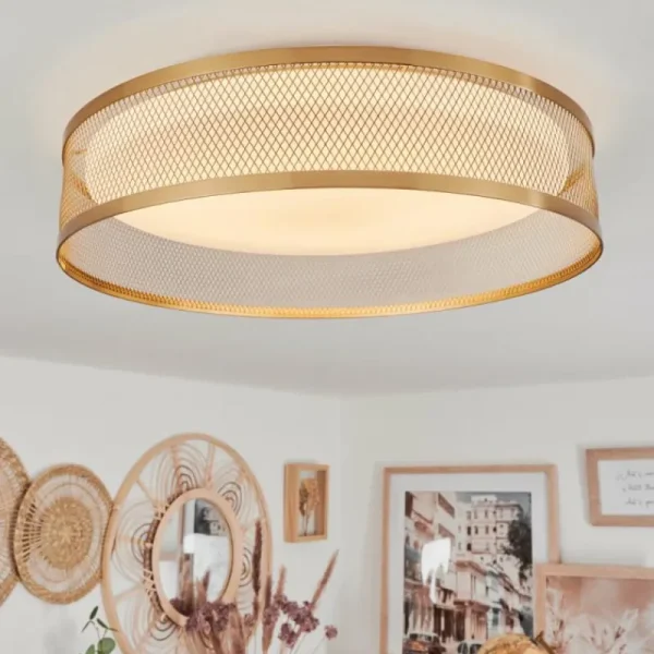 hofstein Plafonnier Quintinha LED Blanc, 1 lumière* Lampes Modernes