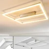 hofstein Plafonnier Rauma LED Nickel mat, 1 lumière* Lampes Modernes
