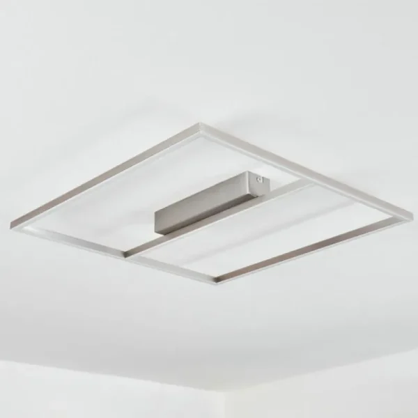 hofstein Plafonnier Rauma LED Nickel mat, 1 lumière* Lampes Modernes