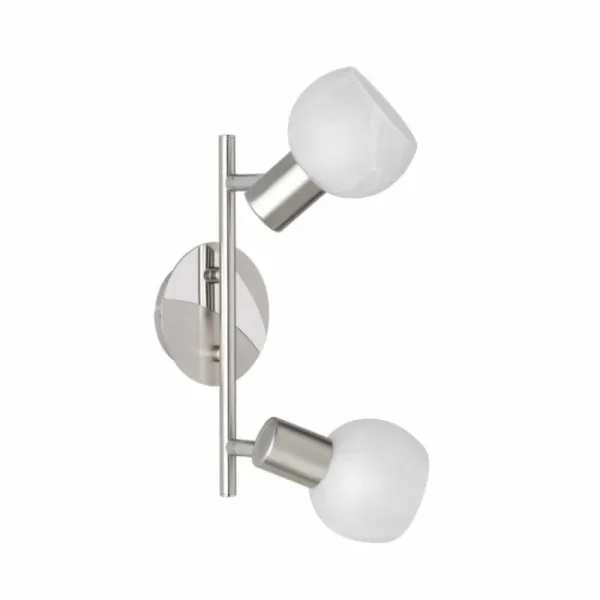 Luminaires Reality Plafonnier Reality Antibes Nickel mat, 2 lumières* Lampes En Verre