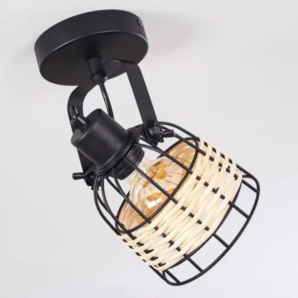 hofstein Plafonnier Recinto Noir, 1 lumière* Lampes Modernes