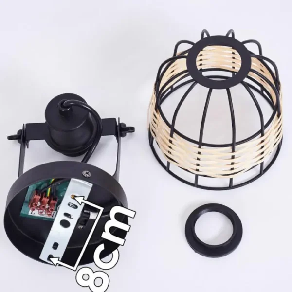 hofstein Plafonnier Recinto Noir, 1 lumière* Lampes Modernes