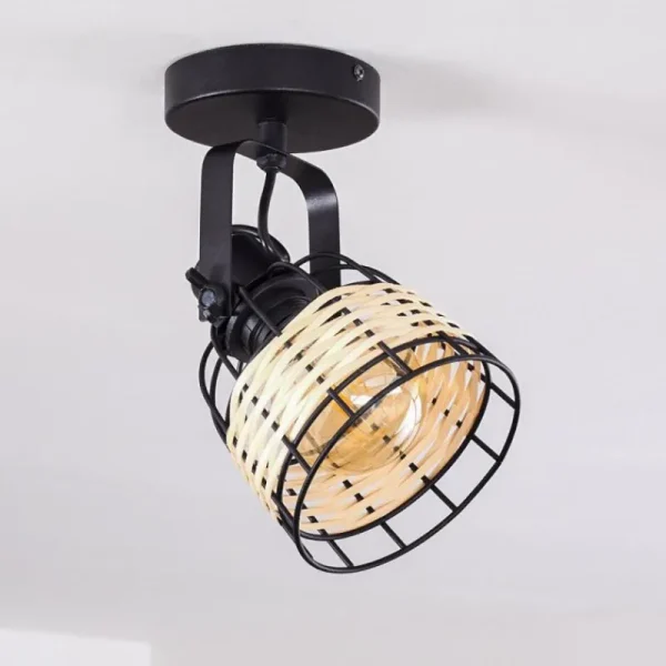 hofstein Plafonnier Recinto Noir, 1 lumière* Lampes Modernes