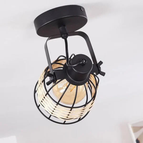 hofstein Plafonnier Recinto Noir, 1 lumière* Lampes Modernes
