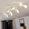hofstein Plafonnier Rezat LED Blanc, 1 lumière* Lampes Modernes