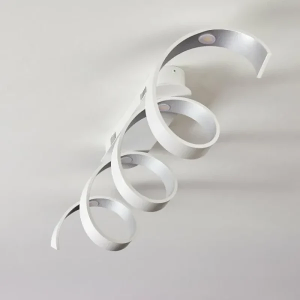 hofstein Plafonnier Rezat LED Blanc, 1 lumière* Lampes Modernes
