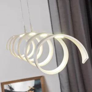 hofstein Plafonnier Rezat LED Blanc, 1 lumière* Lampes Modernes
