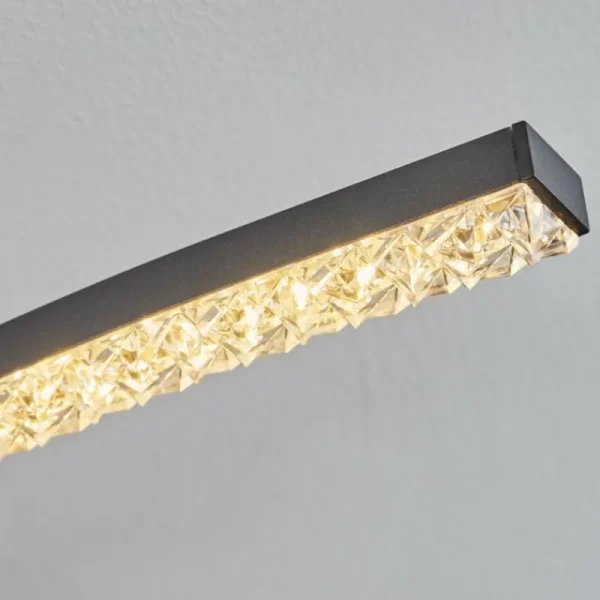 hofstein Plafonnier Rheinfelden LED Noir, 1 lumière* Lampes Modernes